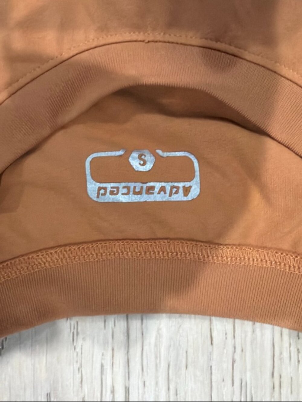 Mens Small Orange Quick Dry Heavyweight T Shirt
